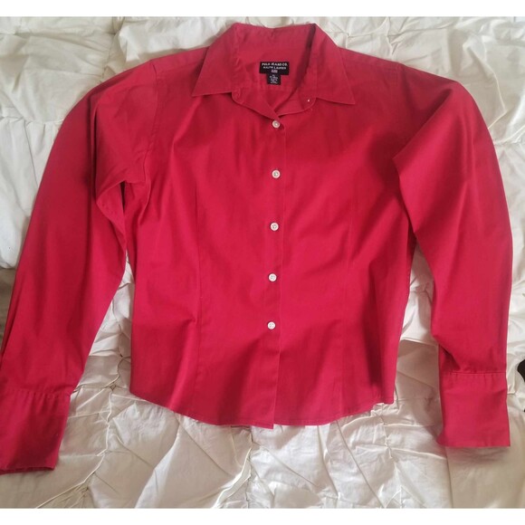 Ralph Lauren Office Button Down Preppy Shirt Womens Sz XL - Picture 4 of 5
